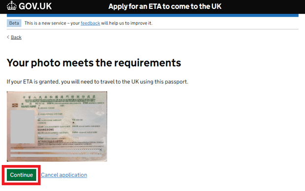 使用网站申请英国ETA_Step4_护照照片