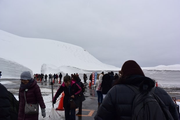 立山黑部大雪谷