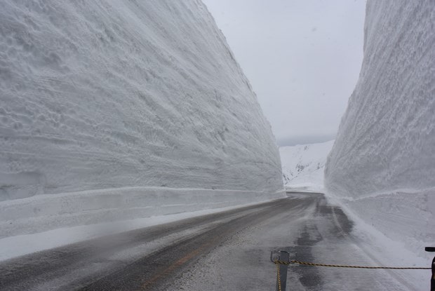 黑部立山雪壁