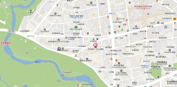 M-STAY Hotel Jeju_Map