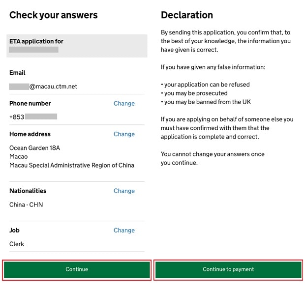 使用APP申請英國ETA_Step12_確認資料